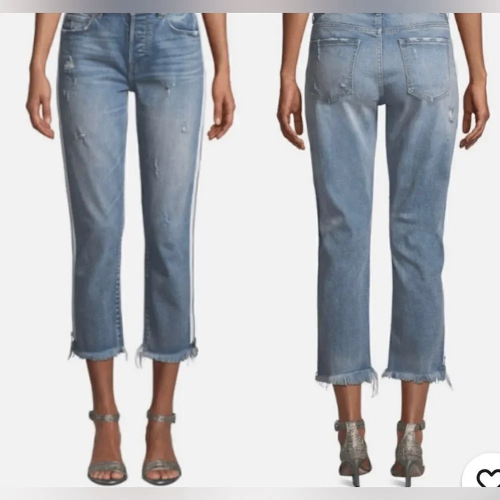 PISTOLA Women's Blue Jeans with White Stripe! Size 25